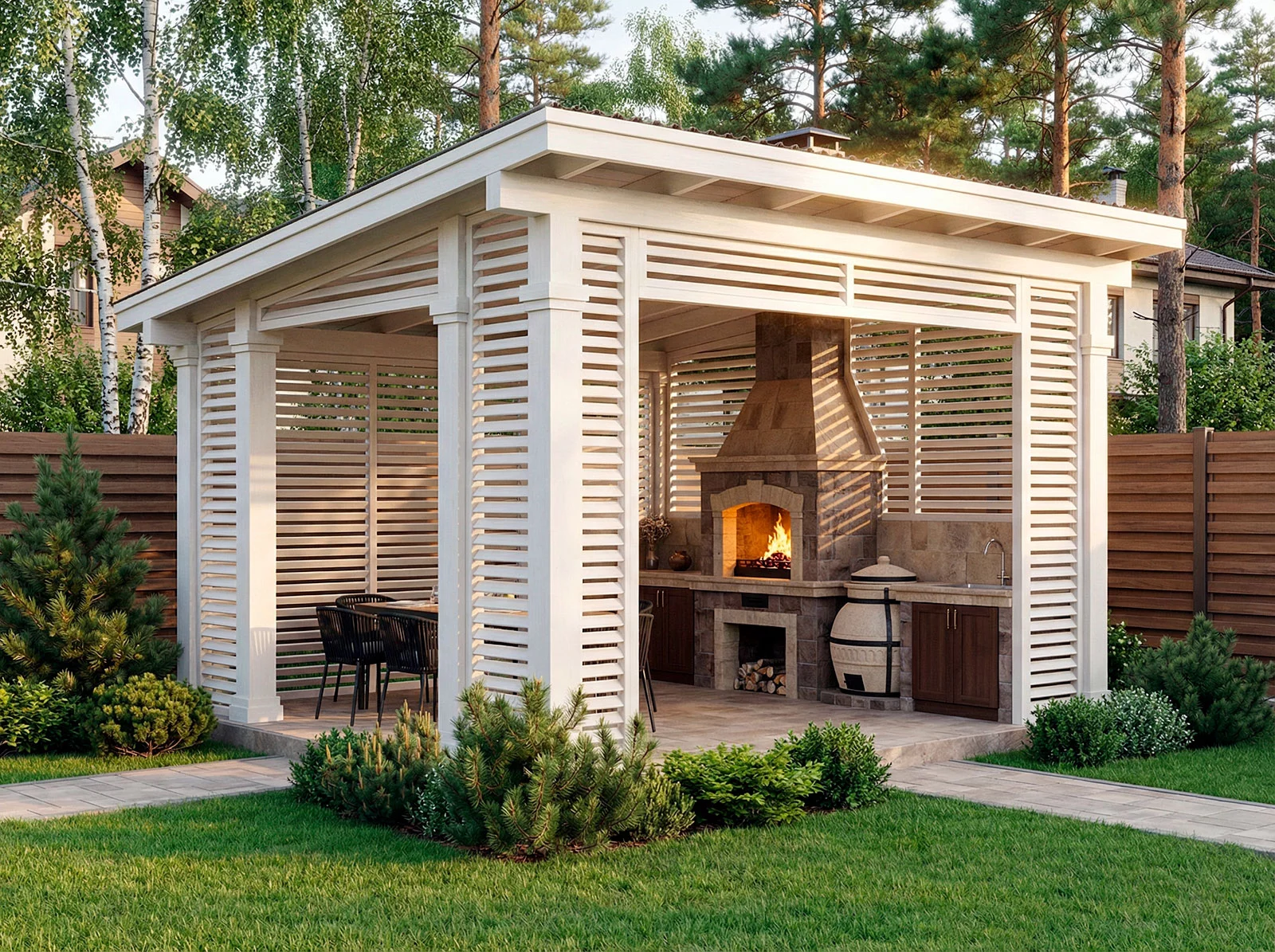 Модульная летняя кухня