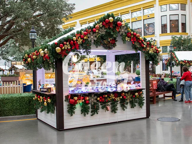 Домики и торговые островки для парка «Остров Мечты»