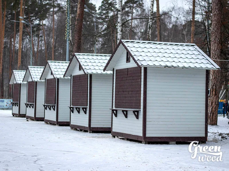 Ярмарочные домики для городского парка Ногинска